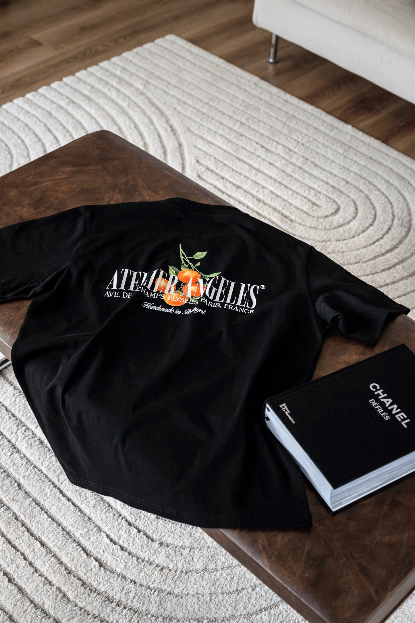 Grape Orange - Black Tee