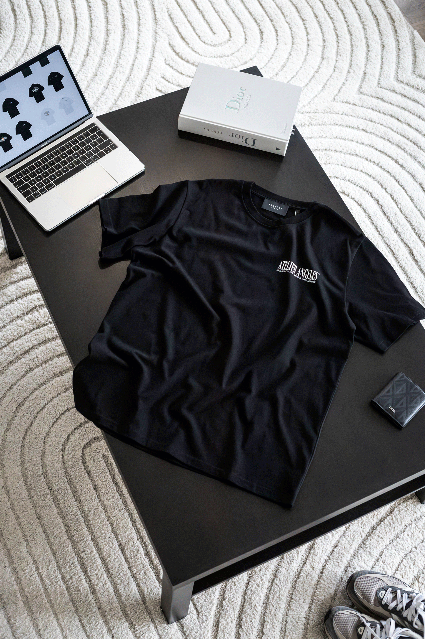 Grape Orange - Black Tee