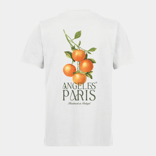 Grape Orange - White Tee