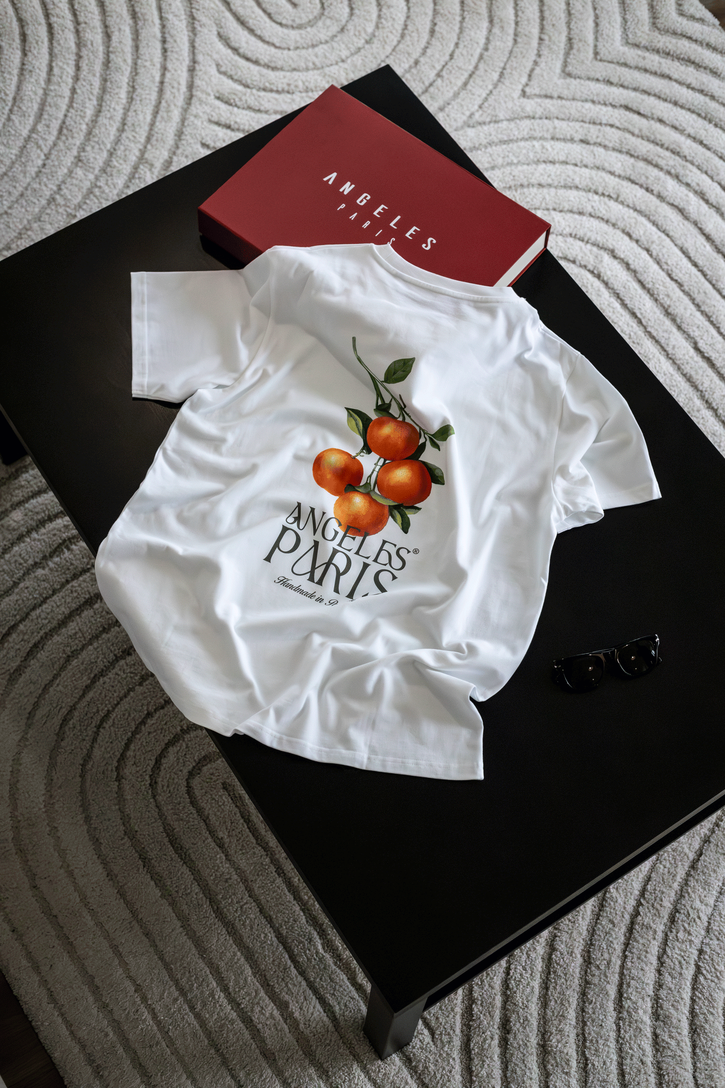 Grape Orange - White Tee