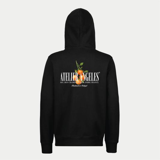 Atelier - Orange Black Hoodie